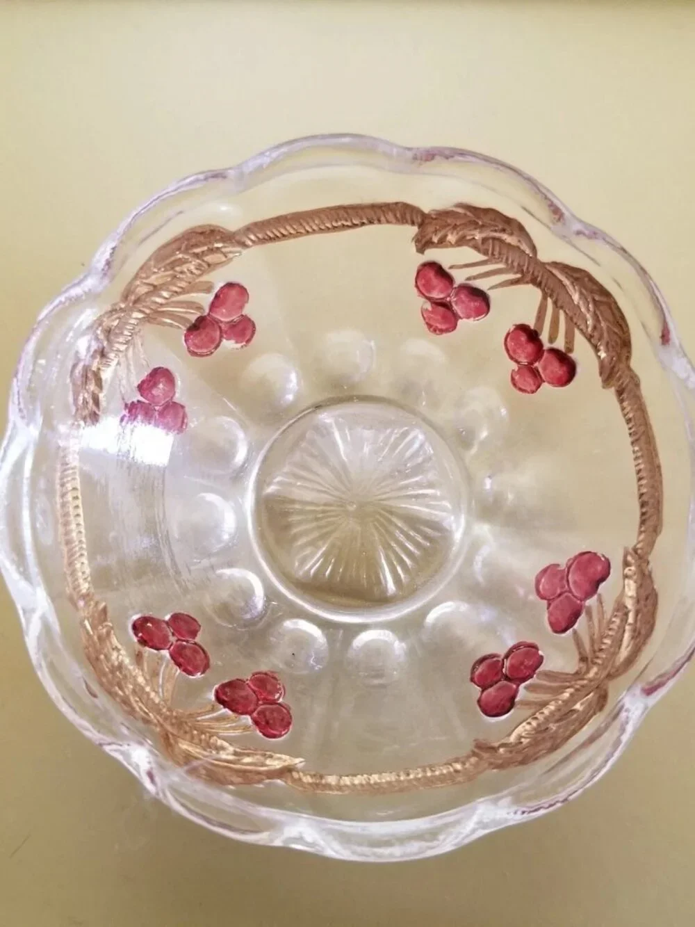 American Girl PC Samantha's Victorian Lemonade Set Glass Bowl ONLY RETIRED